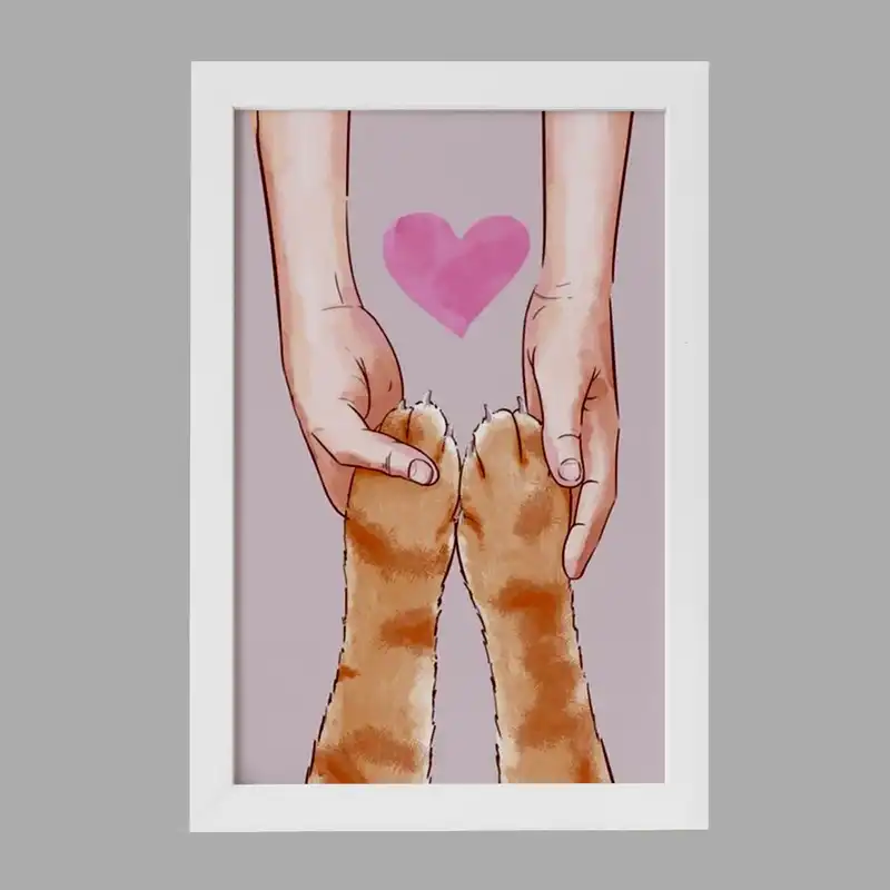 تابلو خندالو مدل گربه کد 23303