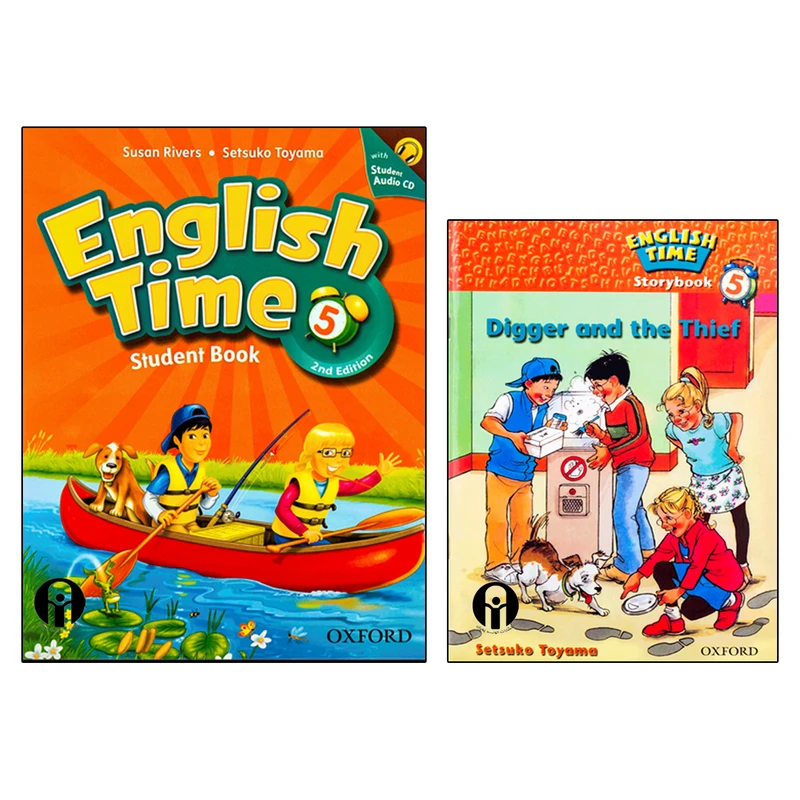 کتاب English Time 5 اثر Susan Rivers And Setsuko Toyama انتشارات الوندپویان دو جلدی