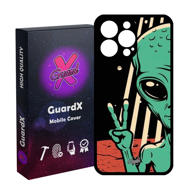 کاور گارد ایکس طرح Alien مدل Glass10499 مناسب برای گوشی موبایل اپل iPhone 14 Pro Max