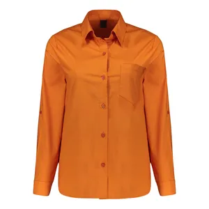 شومیز آستین بلند یقه برگردان زنانه مدل ShF02