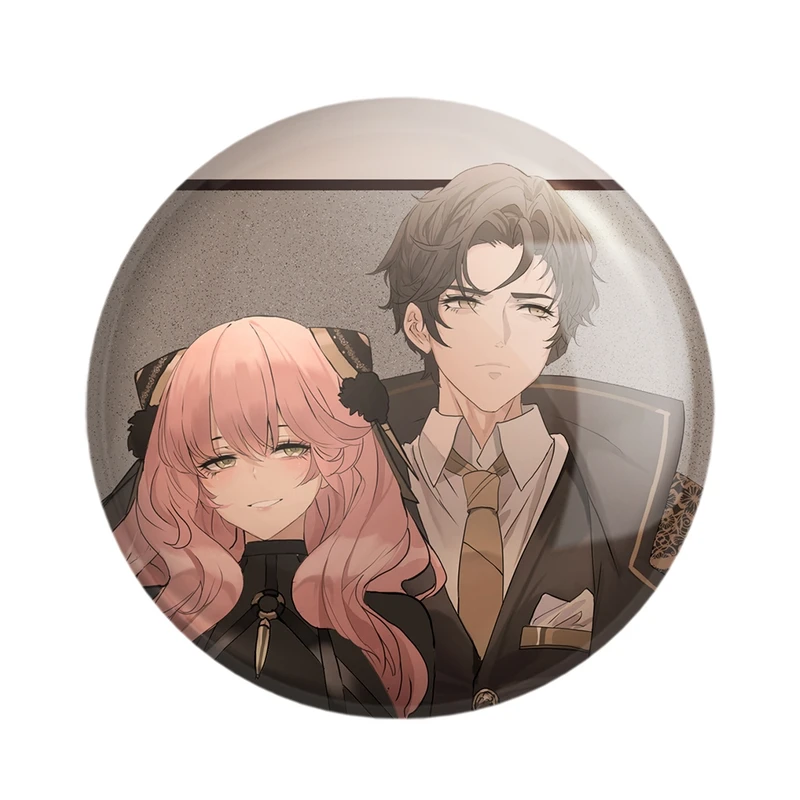 مگنت خندالو مدل دزموند و و آنیا انیمه اسپای ایکس فمیلی Spy x Family کد 24188