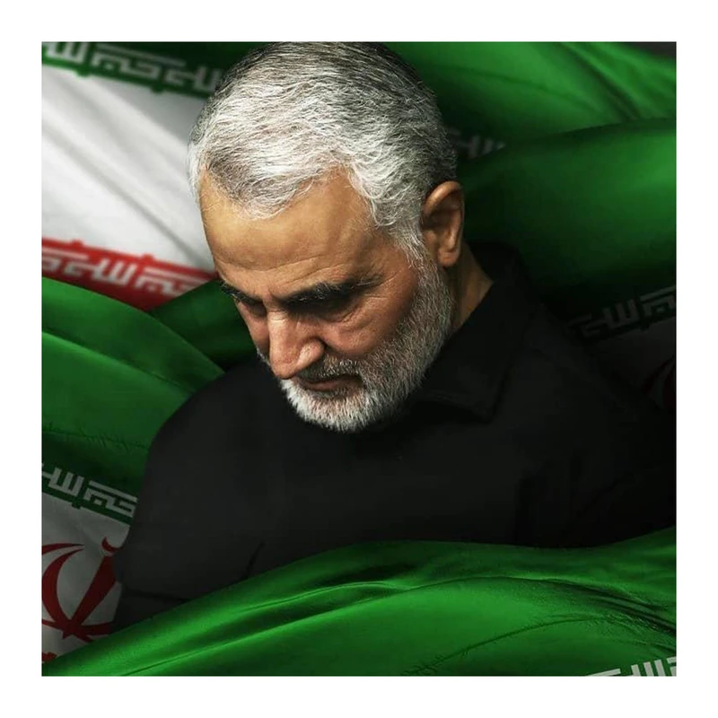 تابلو شاسی مدل R1046 طرح سردار شهید حاج قاسم سلیمانی