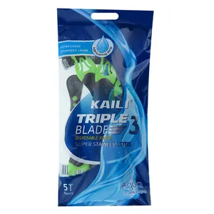 خود تراش کایلی مدل TRIPLE BLADE بسته 5 عددی