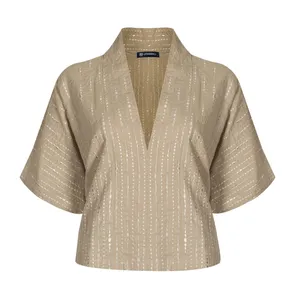 بلوز آستین سه ربع زنانه جی تی هوگرو مدل 70522701