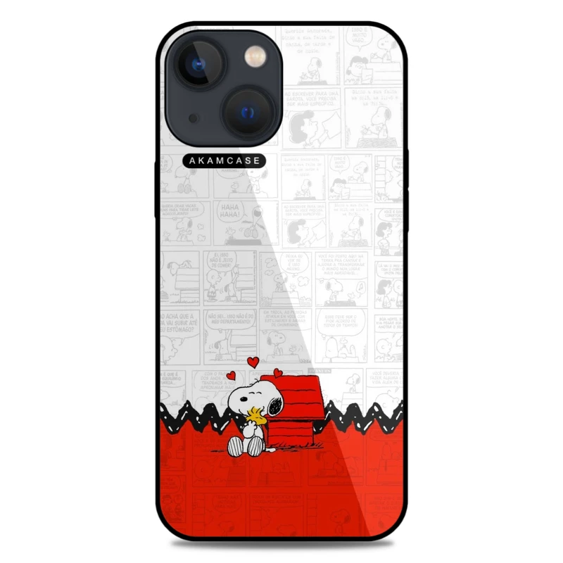 کاور آکام مدل AMC-WA13M-SNOOPY-19 مناسب برای گوشی موبایل اپل iPhone 13 Mini