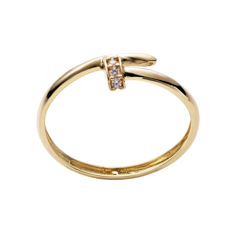 عکس شماره 5 : انگشتر طلا 18 عیار زنانه جواهری سون مدل 3354 سایز 54