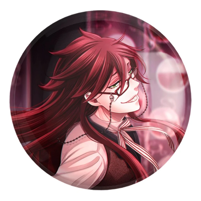 پیکسل خندالو طرح گریل انیمه خادم سیاه Black Butler کد 16340 مدل بزرگ