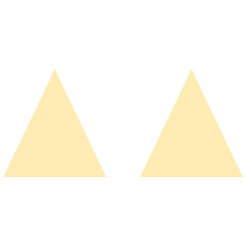 گوشواره طلا 18 عیار زنانه الن نار مدل مثلث ELN5182