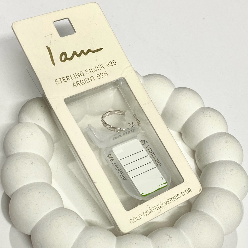 انگشتر نقره زنانه آی ام مدل حلقه مینیمال انگشتر نقره زنانه آی ام مدل حلقه مینیمال