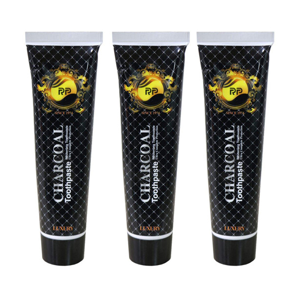 خمیر دندان آرپی مدل Charcoal حجم 100 میلی لیتر مجموعه 3 عددی