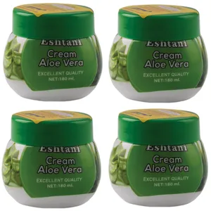 کرم مرطوب کننده اشتنی مدل ALOE VERA-VATE003 حجم 180 میلی لیتر بسته 4 عددی