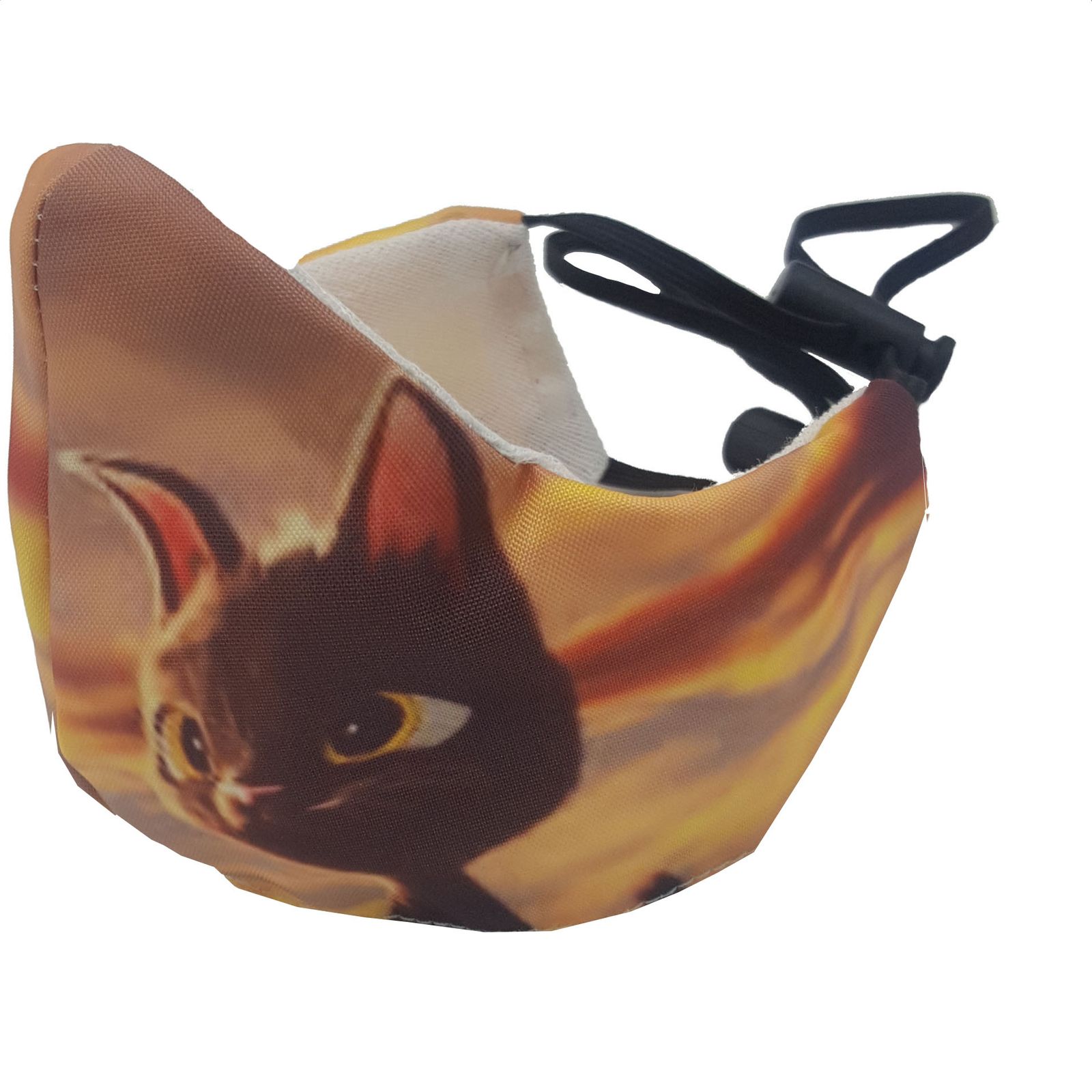 ماسک تزیینی بچگانه کالای ورزشی پروین مدل گربه -  - 1