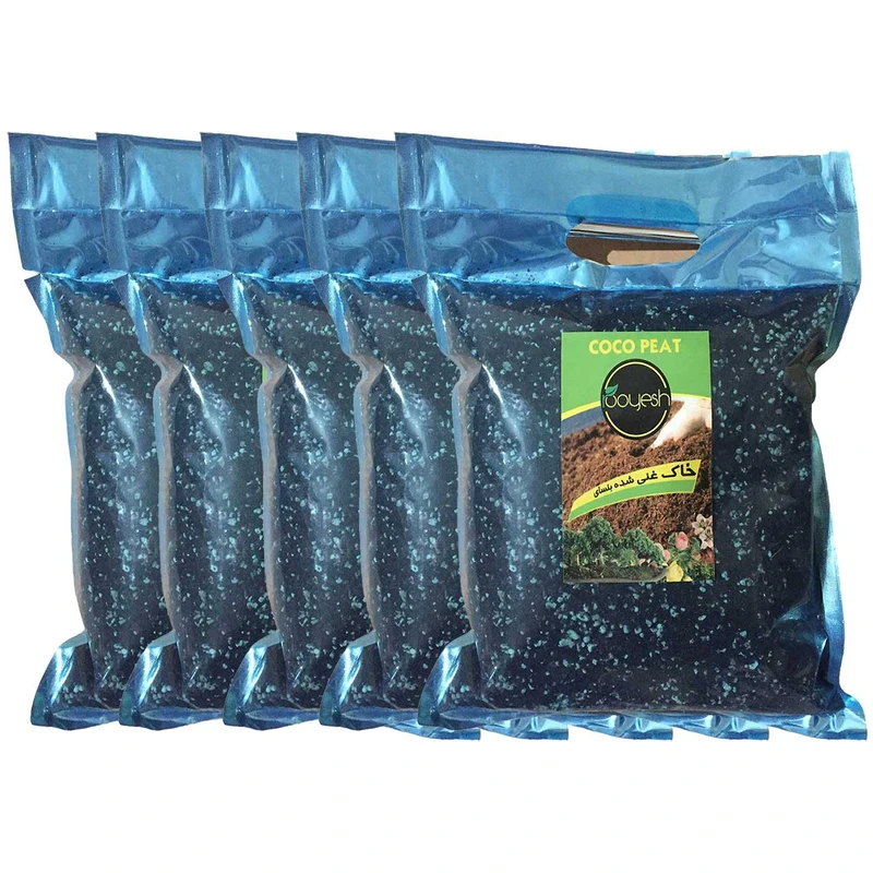 خاک غنی شده بنسای رویش مدل Bonsai-2L کد Pack-13 مجموعه 5 عددی 