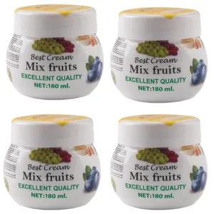 کرم مرطوب کننده اشتنی مدل MIX FRUITS-VATE004 حجم 180 میلی لیتر بسته 4 عددی
