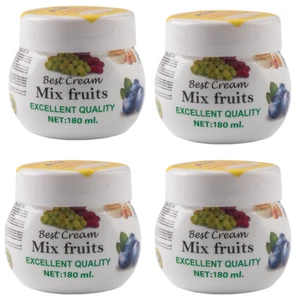 کرم مرطوب کننده اشتنی مدل MIX FRUITS-VATE004 حجم 180 میلی لیتر بسته 4 عددی