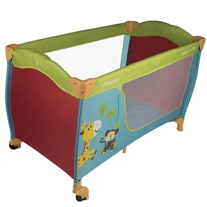 تخت و پارک بازی هاوک مدل Sleepn Play Go Jungle Fun