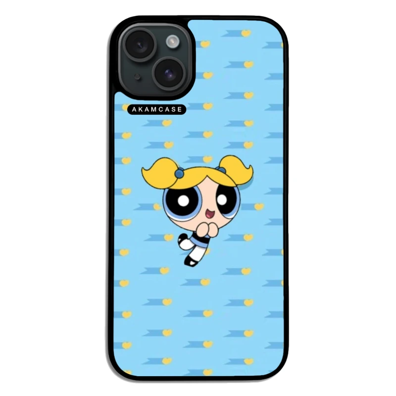 کاور آکام مدل AMCWA15PLUS-POWERPUFF GIRLS1 مناسب برای گوشی موبایل اپل iPhone 15 Plus