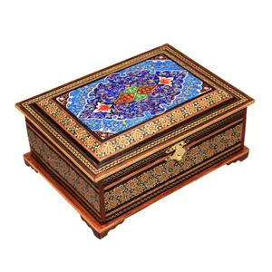جعبه جواهرات خاتم کاری کد 1-70153