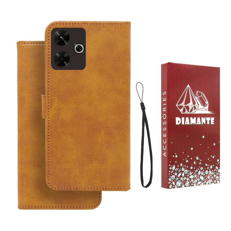 کیف کلاسوری دیامانته مدل Bandaviz Rd مناسب برای گوشی موبایل شیائومی Redmi13 4G به همراه بند آویز