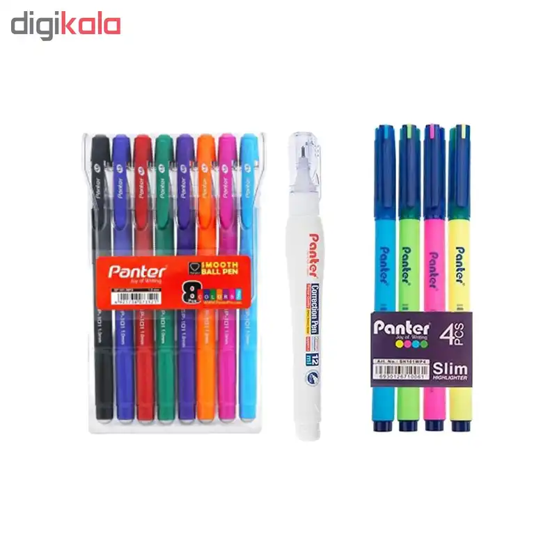 ست لوازم تحریر پنتر کد 101 مجموعه 3 عددی