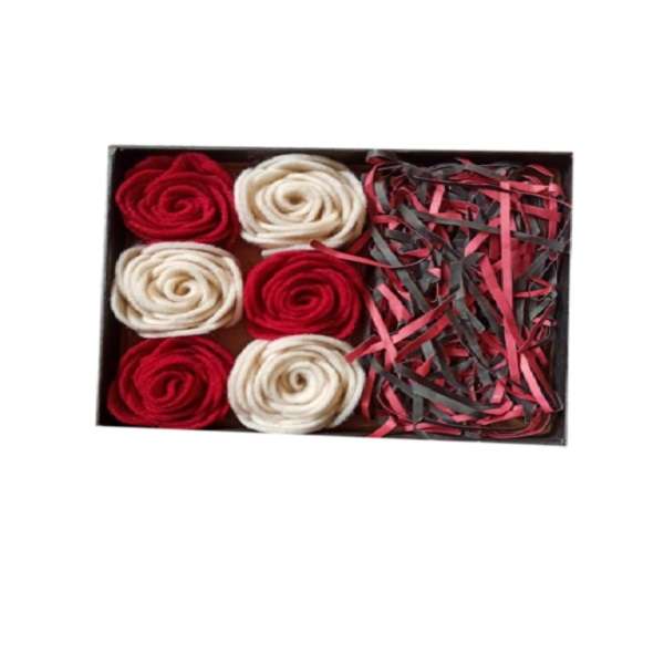 جعبه هدیه مدل جعبه گل مصنوعی مارال