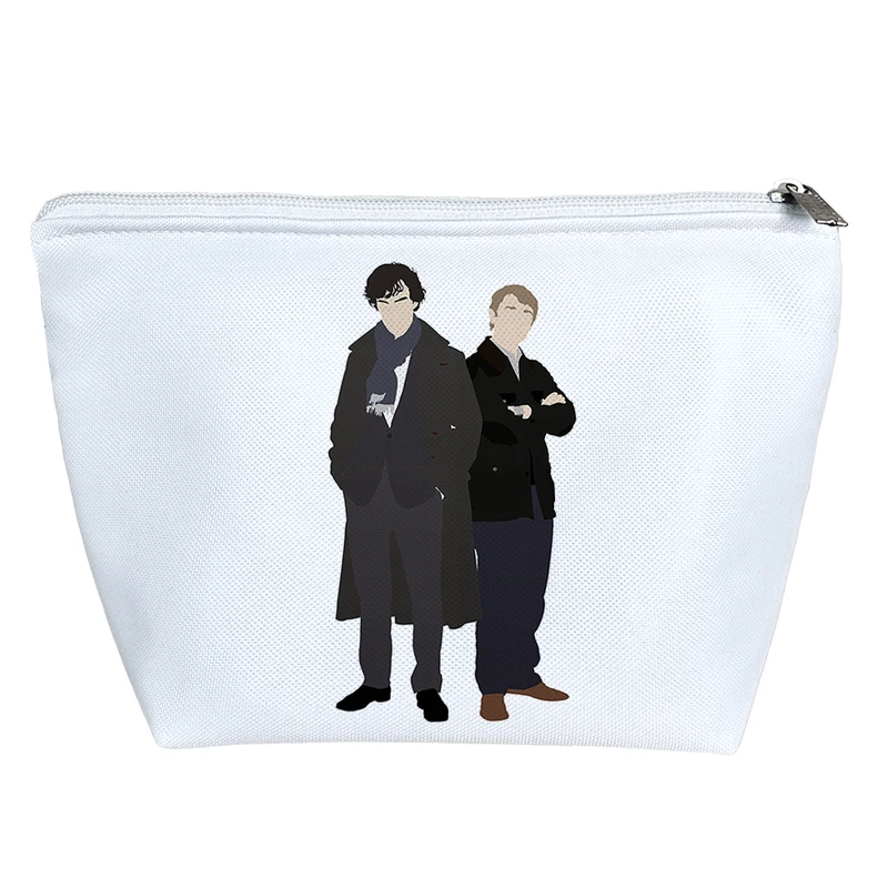 کیف لوازم آرایش دخترانه خندالو مدل شرلوک هولمز و دکتر واتسون کد 5248