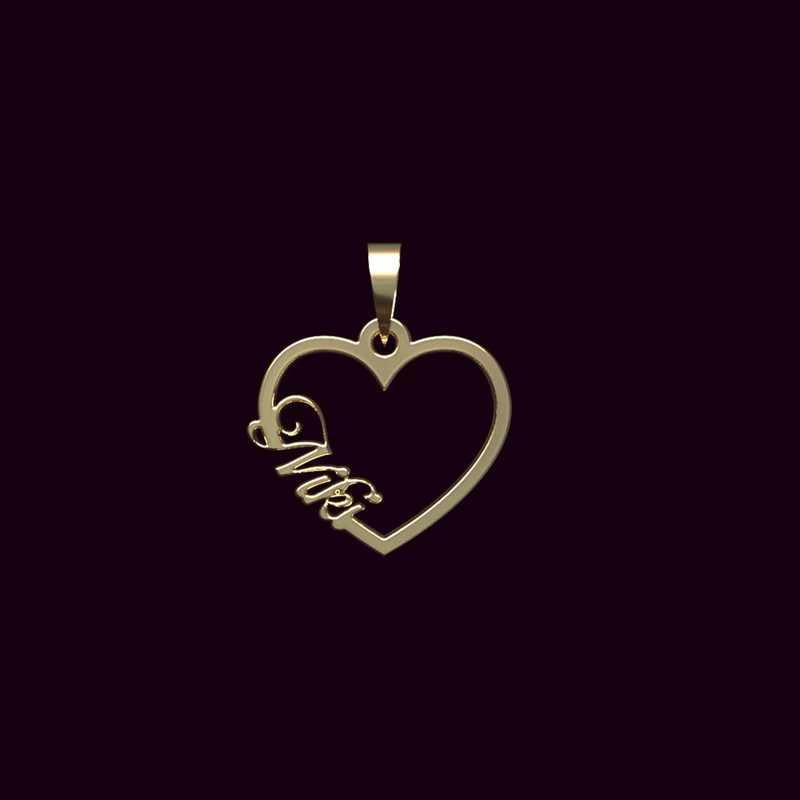 آویز گردنبند طلا 18 عیار زنانه مدوپد مدل اسم نیکی niki کد PB1-10543