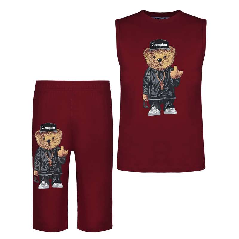 ست تاپ و شلوارک مردانه مدل Z 10