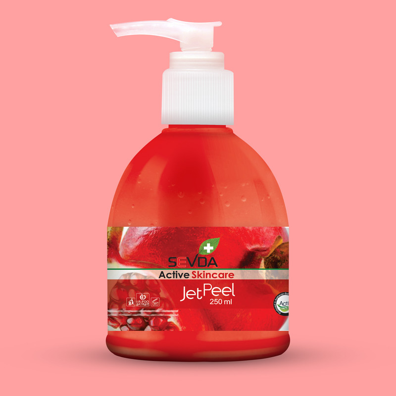 ژل لایه بردار پوست سودا مدل Jet Peel حجم 250 میلی لیتر مجموعه 4 عددی