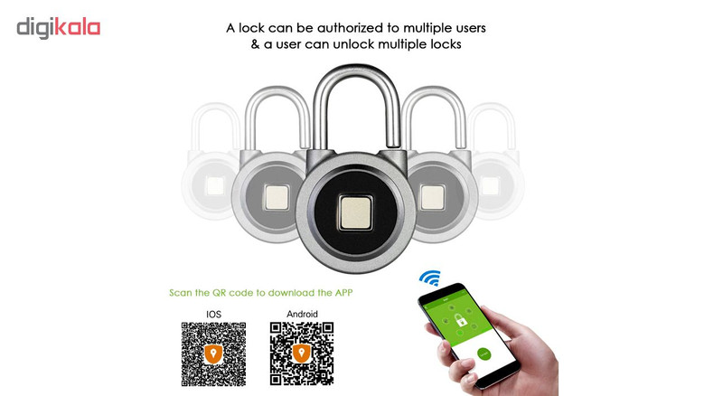 قفل هوشمند مدل IP65