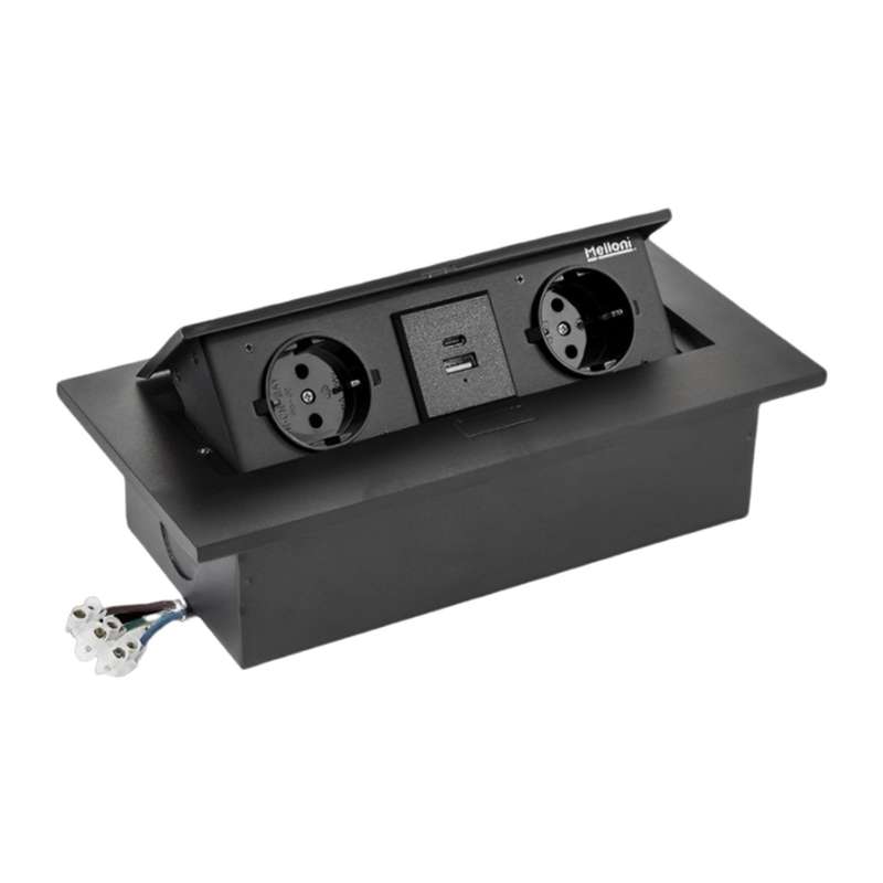 پریز توکار ملونی مدل 10017 پریز توکار ملونی مدل 10017