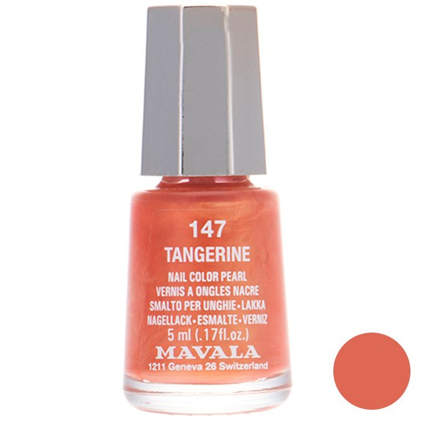 لاک ناخن ماوالا مدل Mini Tangerine شماره 147