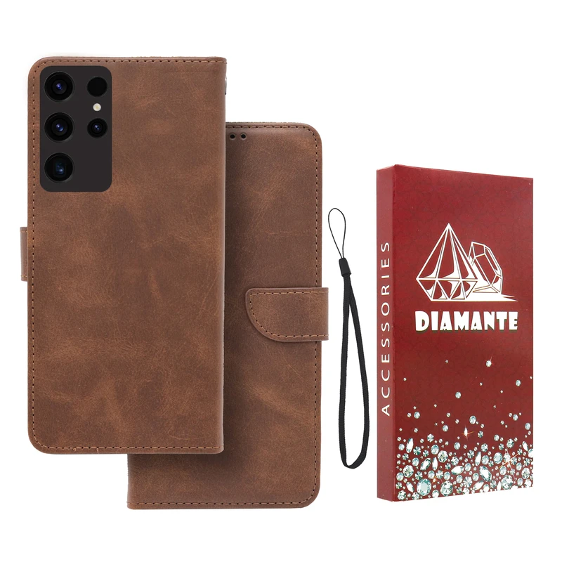 کیف کلاسوری دیامانته مدل Band Rd مناسب برای گوشی موبایل سامسونگ Galaxy S25 Ultra به همراه بندآویز