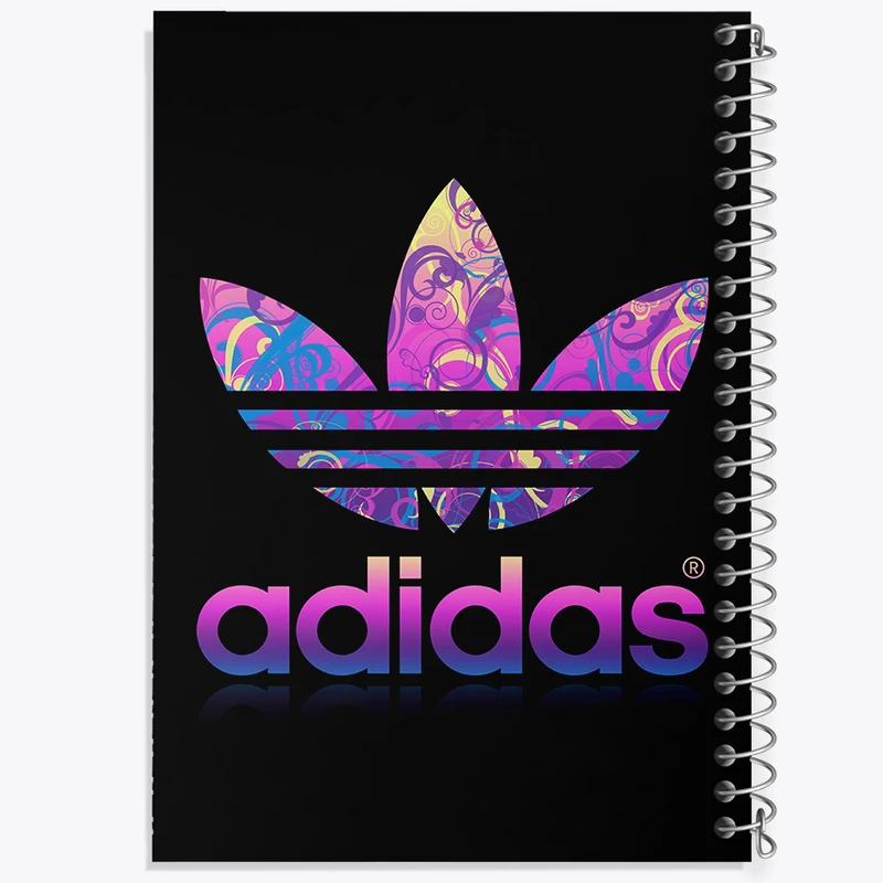 دفتر مشق 100 برگ خندالو طرح آدیداس (Adidas) کد 36945
