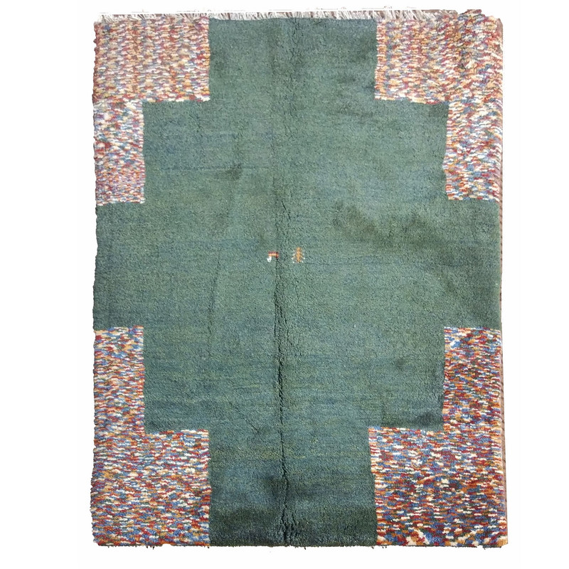 گبه دستبافت یک و نیم متری کد NKP.N 200