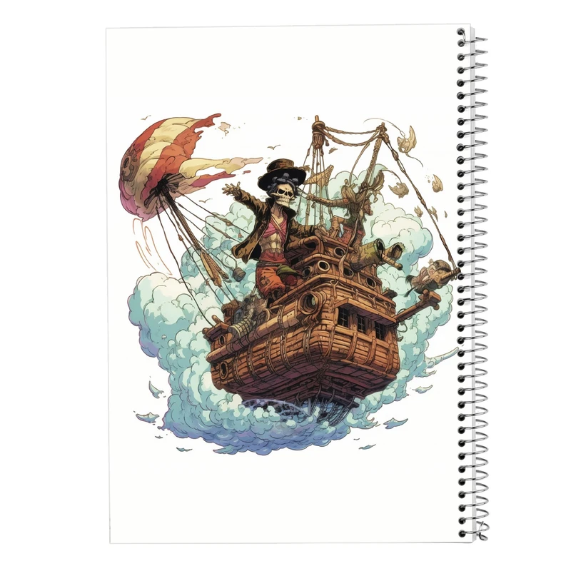 دفتر مشق 100 برگ مدوپد مدل وان پیس One Piece کد DF10764