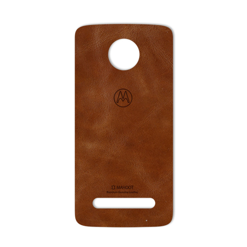 برچسب تزئینی ماهوت مدل Buffalo Leather مناسب برای گوشی Motorola Moto Z2 Play