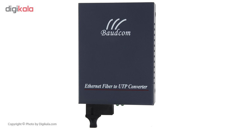 مبدل فیبر نوری به اترنت تک حالته بادکام مدل BD-100M-BI Tx1310nm