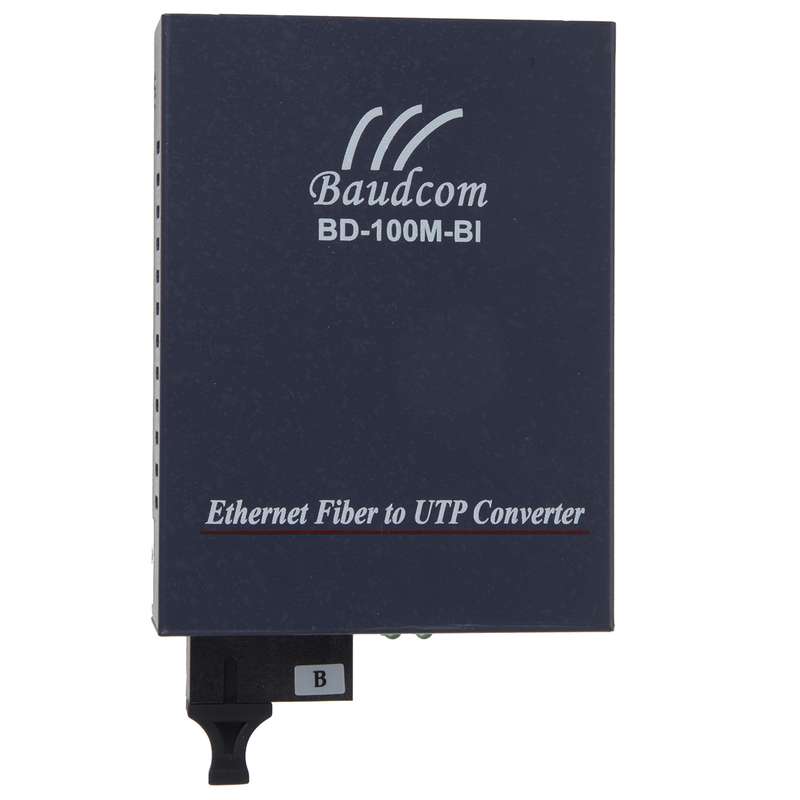 مبدل فیبر نوری به اترنت تک حالته بادکام مدل BD-100M-BI Tx1550nm مبدل فیبر نوری به اترنت تک حالته بادکام مدل BD-100M-BI Tx1550nm