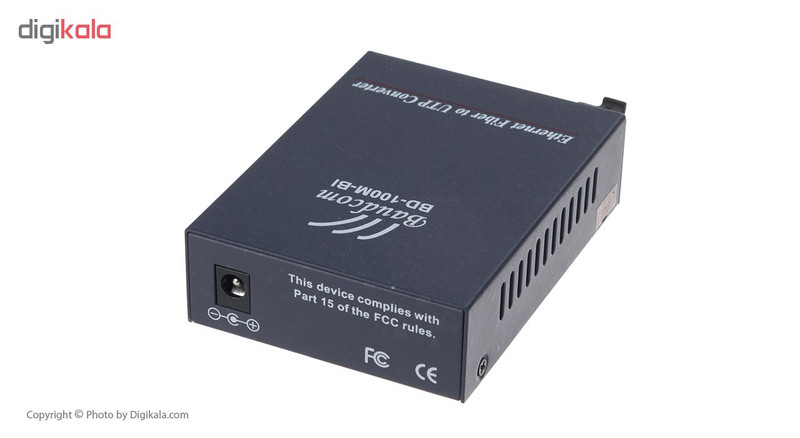 مبدل فیبر نوری به اترنت تک حالته بادکام مدل BD-100M-BI Tx1550nm