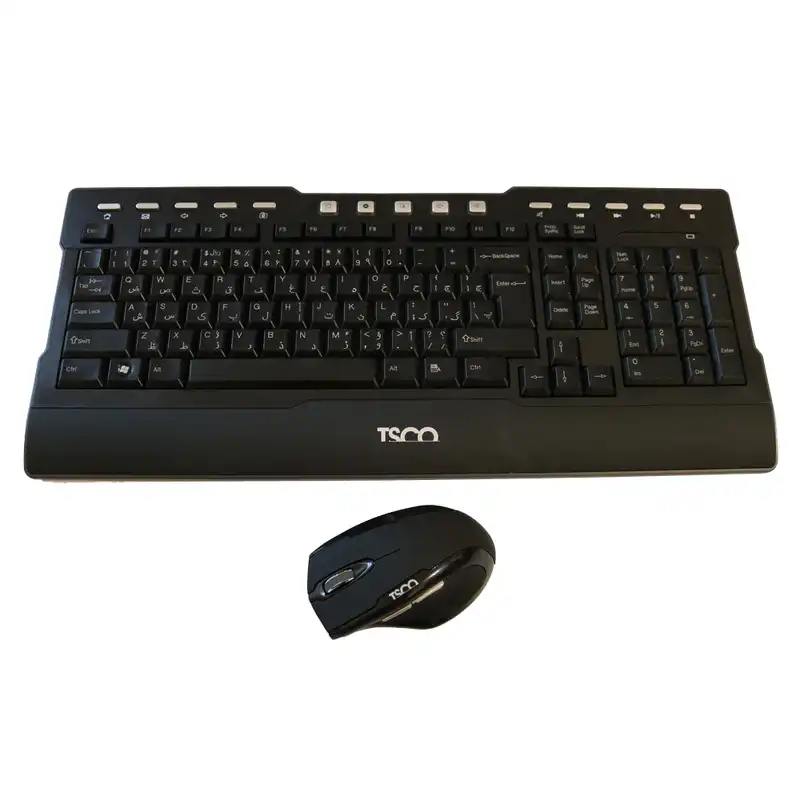 کیبورد و موس بی سیم تسکو مدل TKM-7200W