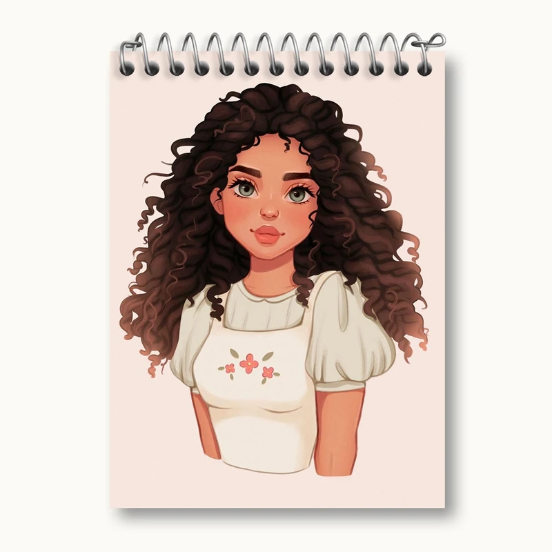 دفتر یادداشت 50 برگ خندالو مدل دخترانه کد 25654