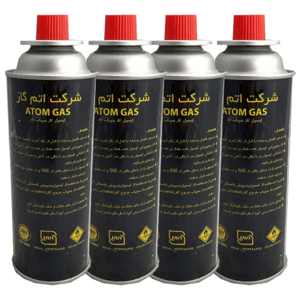 کپسول گاز 227 گرمی اتم گاز مدل 01 بسته 4 عددی