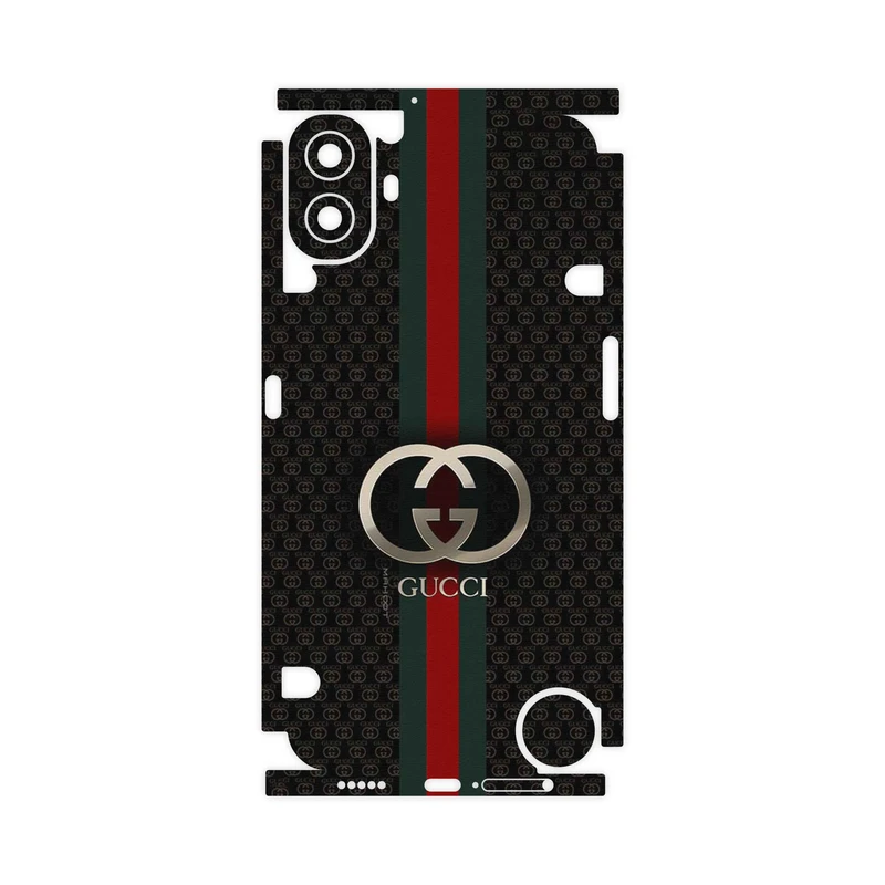 برچسب پوششی ماهوت مدل GUCCI_Logo-FullSkin مناسب برای گوشی موبایل ناتینگ CMF Phone 1