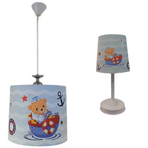 چراغ رومیز کودک طرح خرس ملوان به همراه چراغ آویز