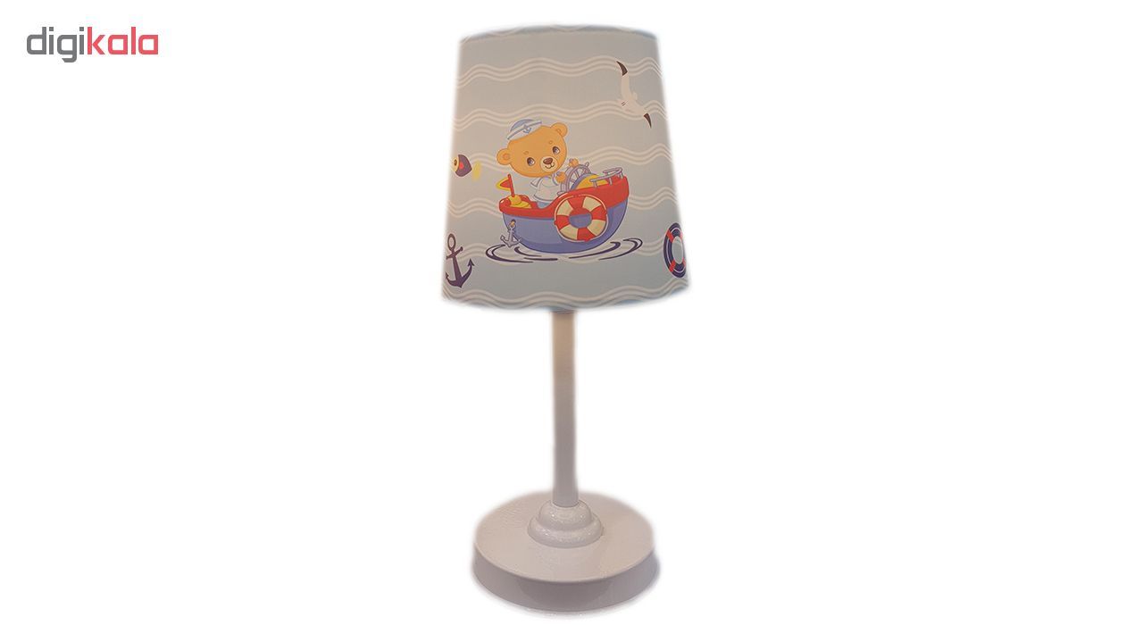 چراغ رومیز کودک طرح خرس ملوان به همراه چراغ آویز