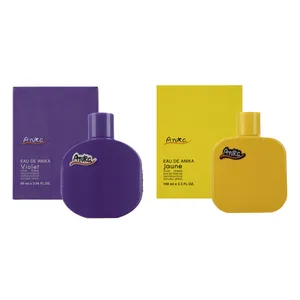 ادوتویلت مردانه آنیکا مدل Jaune حجم 100 میلی لیتر به همراه ادوتویلت زنانه مدل Violet حجم 90 میلی لیتر