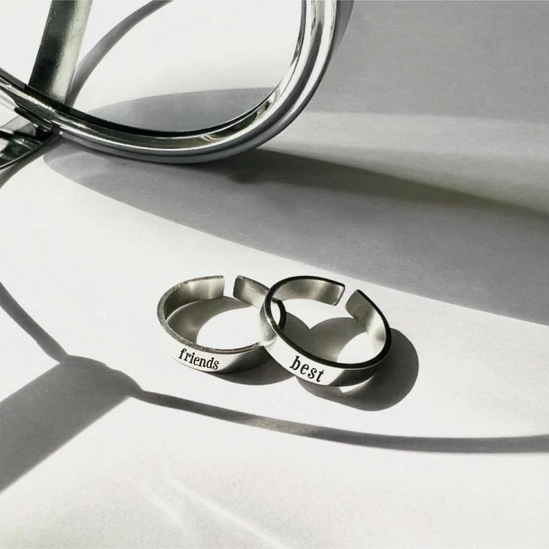 عکس شماره 7 : ست انگشتر گیلواره زراوشان مدل استیل کد 8wtou مجموعه 4 عددی