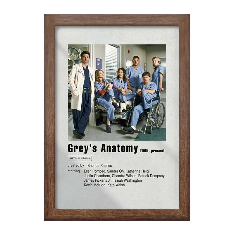 تابلو خندالو طرح آناتومی گری (Grey's Anatomy) کد F11281