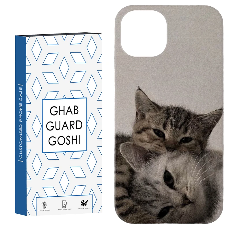 کاور قاب گارد گوشی طرح گربه کد Dimo-320 مناسب برای گوشی موبایل اپل iPhone 13 / 14